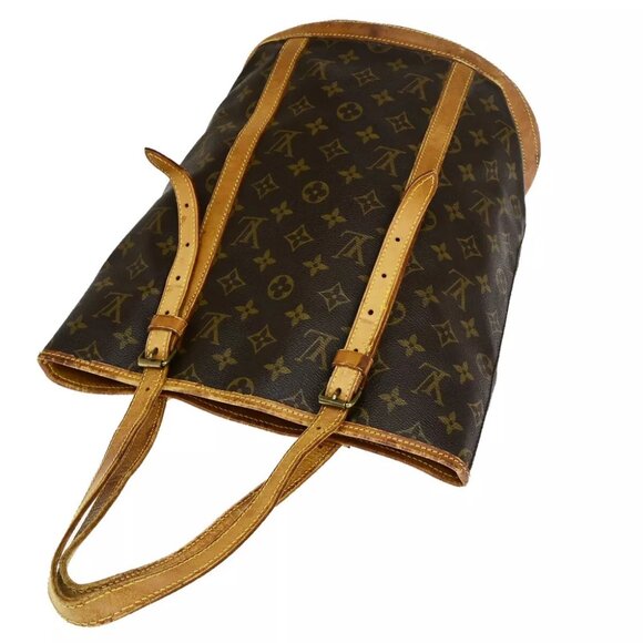 AUTHENTICITY GUARANTEED LOUIS VUITTON BUCKET GM Shoulder Tote Bag Monogram - Picture 6 of 15